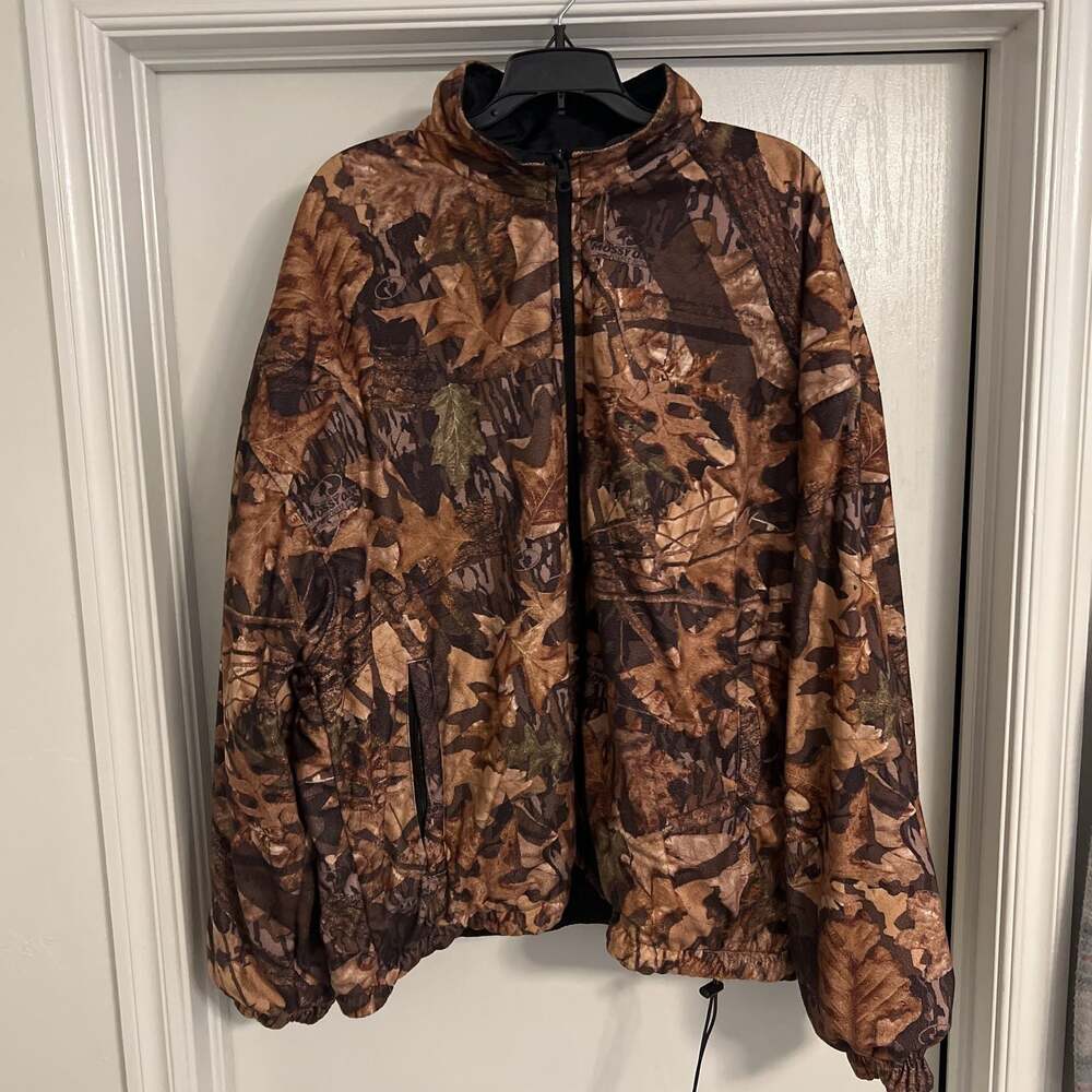 Vintage Mossy Oak Reverse Camouflage Hunting Jacket